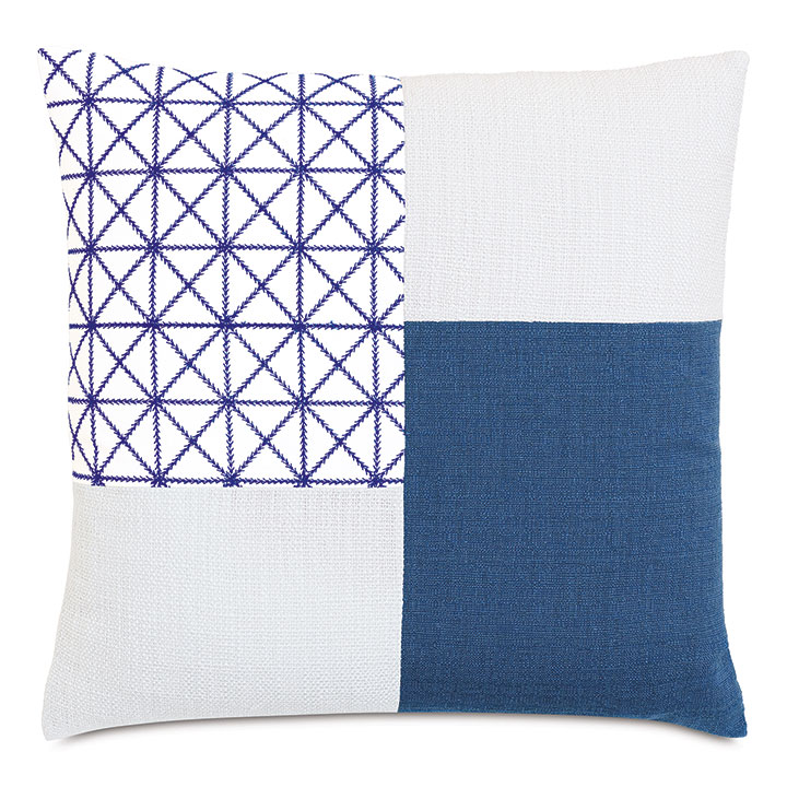 COCOBAY PATCHWORK DECORATIVE PILLOW