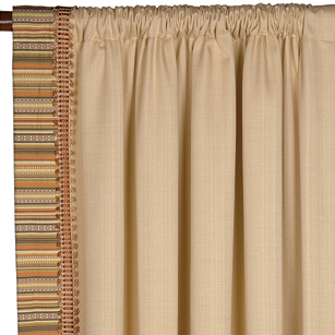Folly Sand Curtain Panel Right