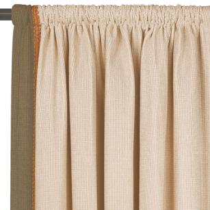 Vivo Bisque Curtain Panel (Right)