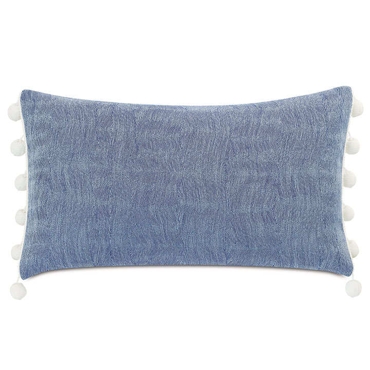 Castaway Ball Trim Decorative Pillow