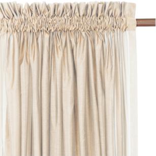 Ambiance Almond Curtain Panel