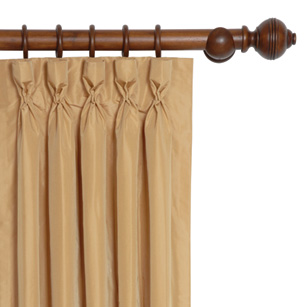 Freda Gold Curtain Panel
