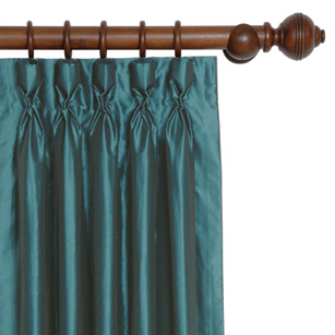 Freda Teal Curtain Panel