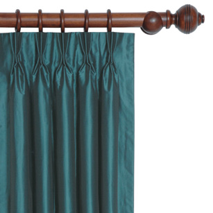 Freda Teal Curtain Panel