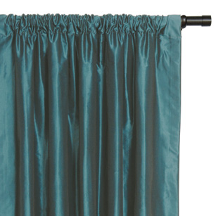 Freda Teal Curtain Panel