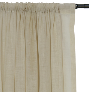 Palapa Celery Curtain Panel