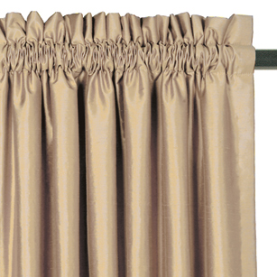 Serico Gold Curtain Panel