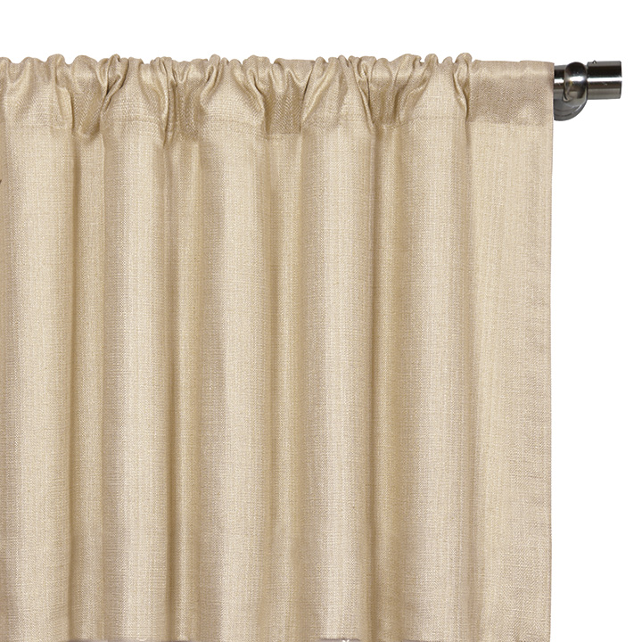 Meridian Woven Curtain Panel in Cream