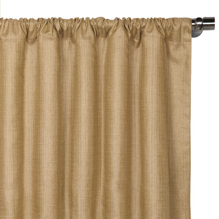 Meridian Woven Curtain Panel in Cashew