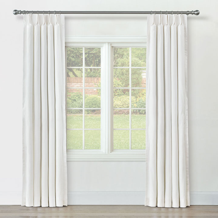 BRISA LINEN CURTAIN PANEL IN WHITE