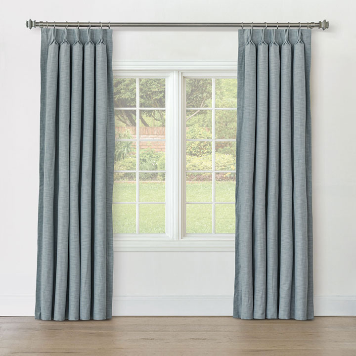 STERLING STRIE CURTAIN PANEL IN SKY
