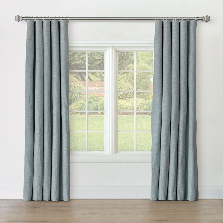 STERLING STRIE CURTAIN PANEL IN SKY