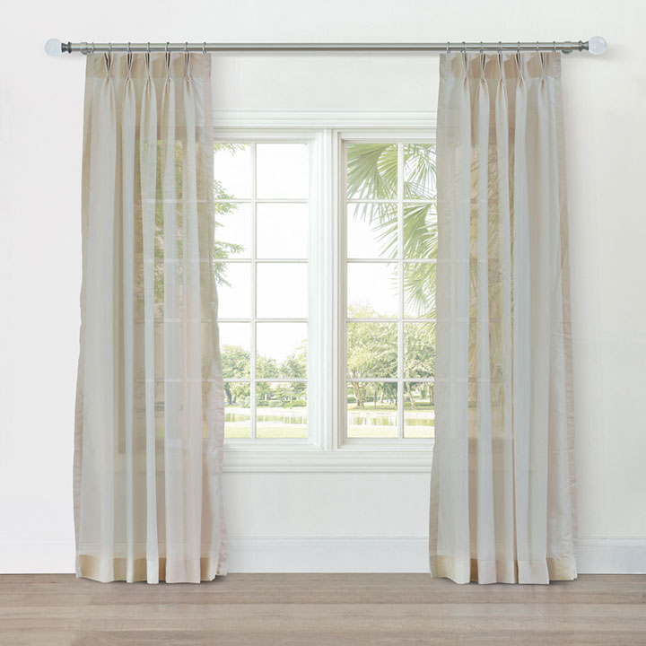 SWAY SHEER CURTAIN PANEL IN TAN