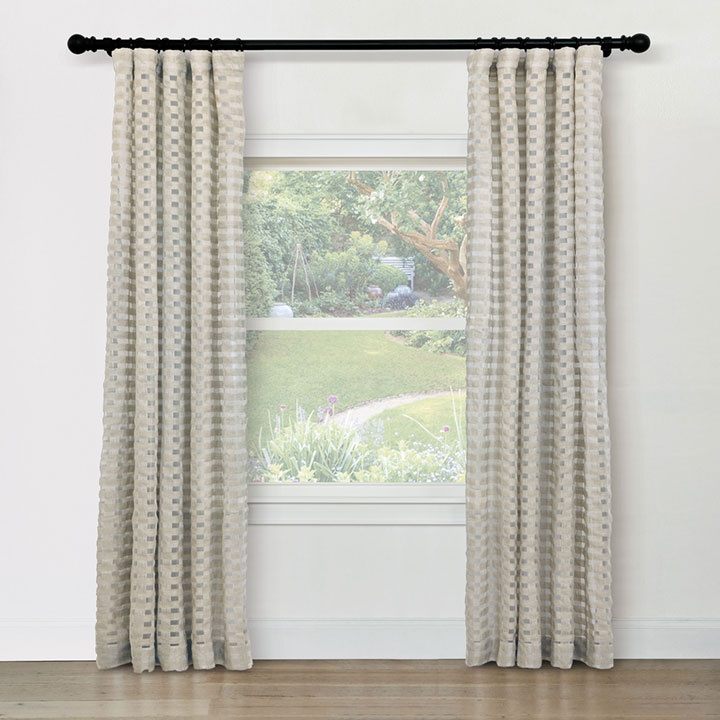NEVADA LINEN CURTAIN PANEL IN TAN