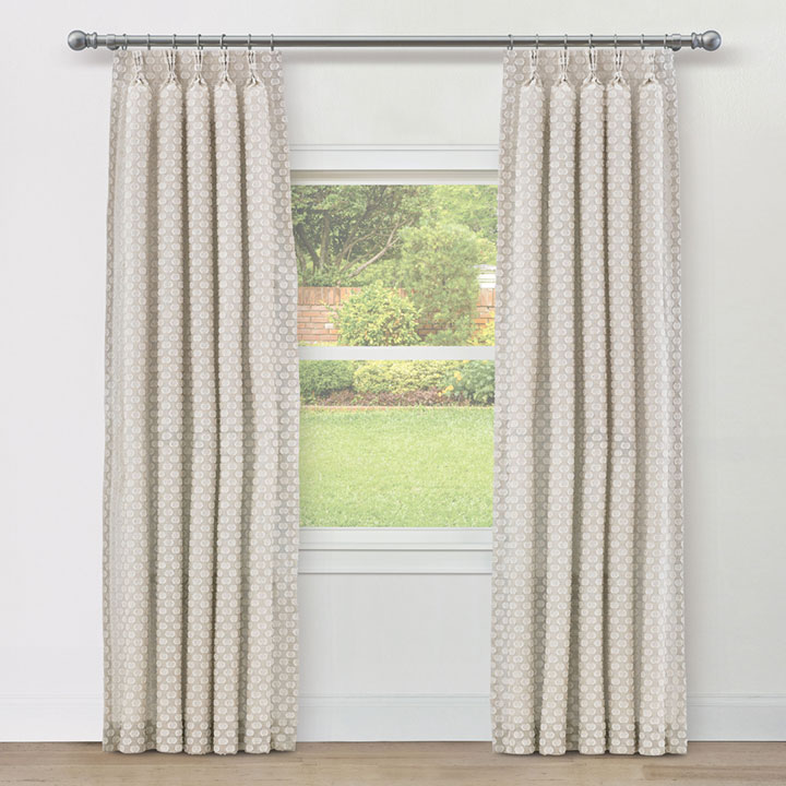 LILLA FIL COUPE CURTAIN PANEL IN NATURAL