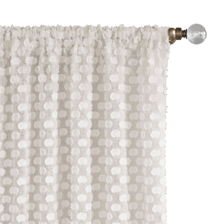 LILLA FIL COUPE CURTAIN PANEL IN NATURAL