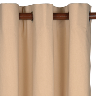 Eli Khaki Curtain Panel