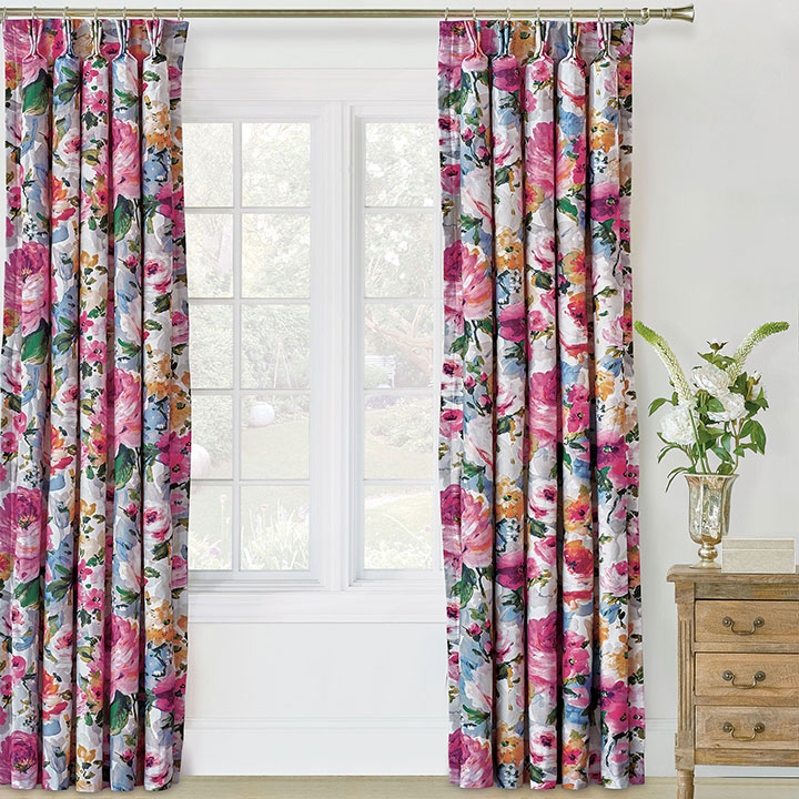 Tresco Floral Curtain Panel