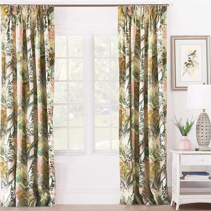 Felicity Floral Curtain Panel