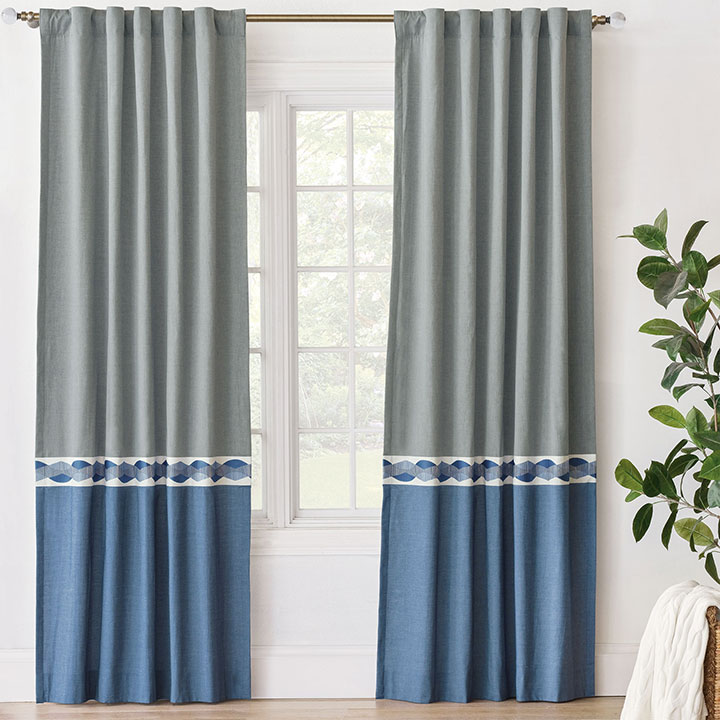 Halprin Denim Curtain Panel