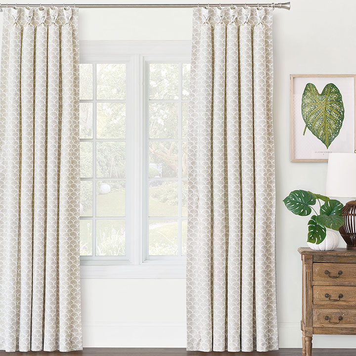 CASA GUAVA CHENILLE CURTAIN PANEL