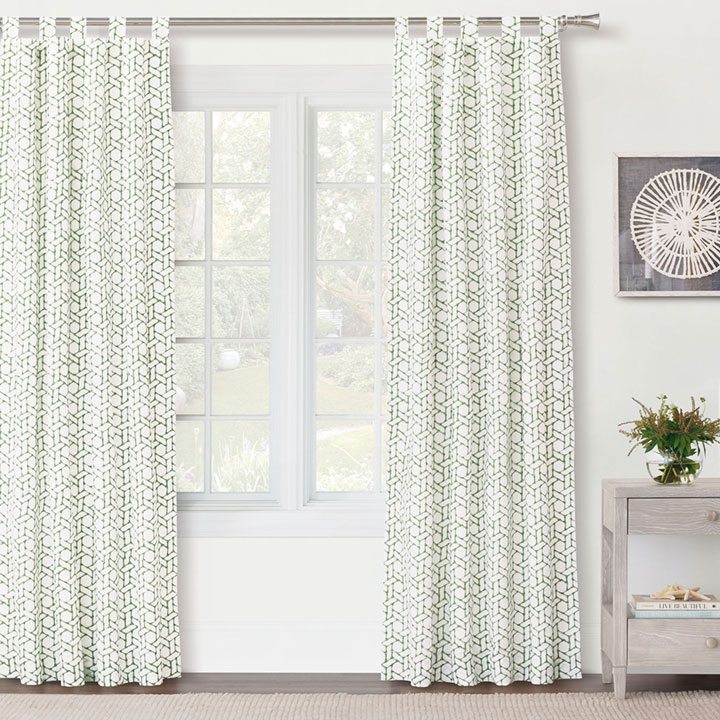 GRENADA BAMBOO PRINT CURTAIN PANEL