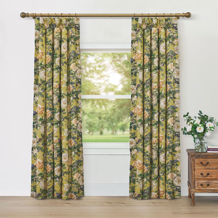 MANDERLEY FLORAL CURTAIN PANEL