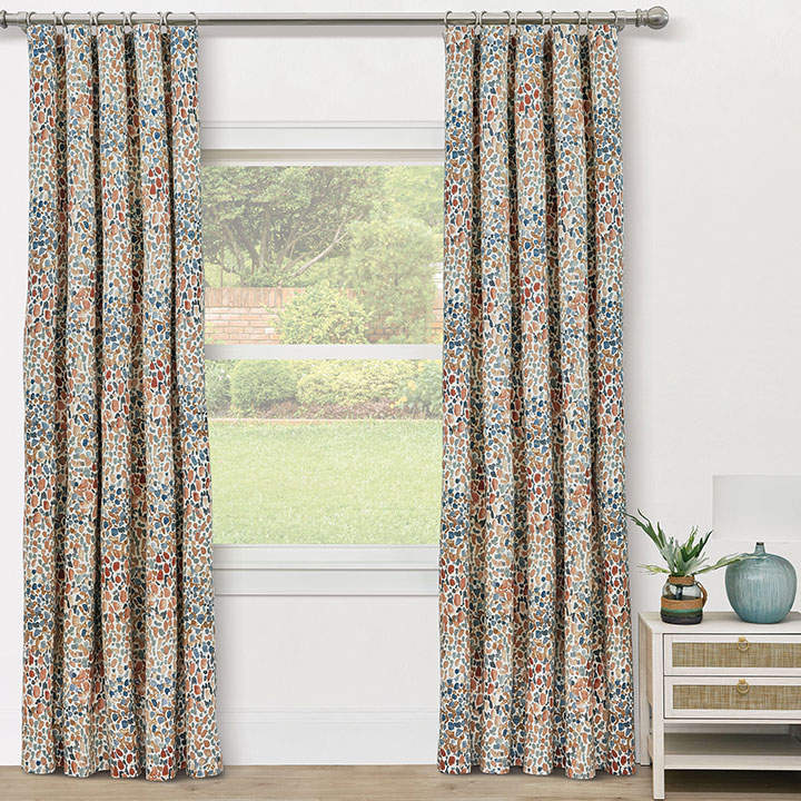 ROONEY ABSTRACT CURTAIN PANEL