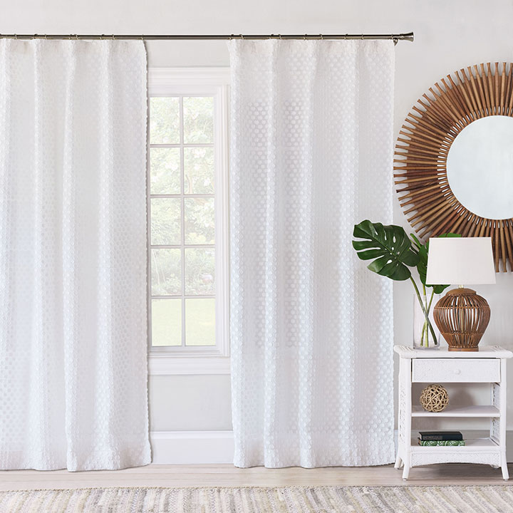 Penelope Fil Coupe Curtain Panel