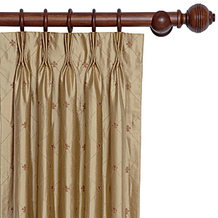 Rainier Gold Curtain Panel