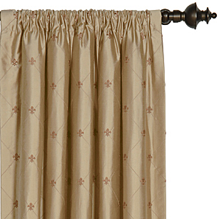 Rainier Gold Curtain Panel