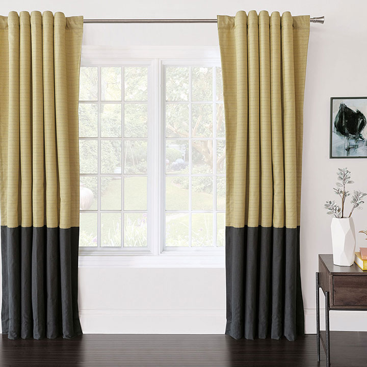 Camden Color Block Curtain Panel