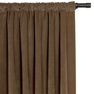 Jackson Mocha Curtain Panel