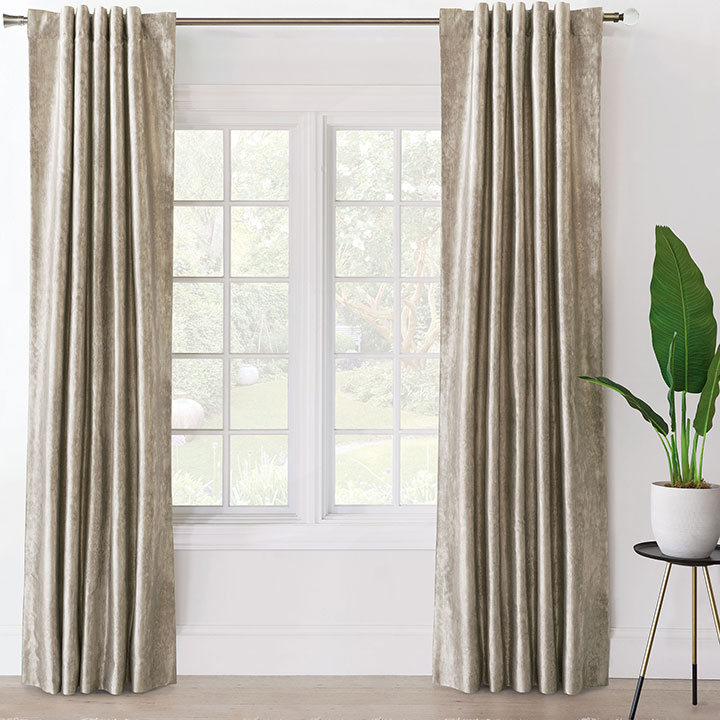 Alma Metallic Curtain Panel