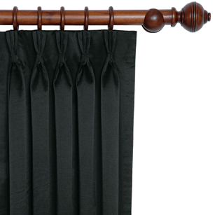 Witcoff Black Curtain Panel