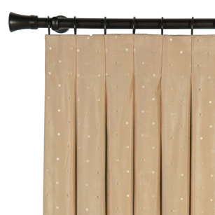 Iris Gold Curtain Panel