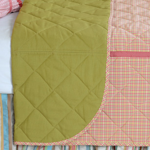 Hopscotch Berry Coverlet