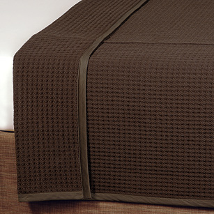 Honeycomb Chocolate Coverlet