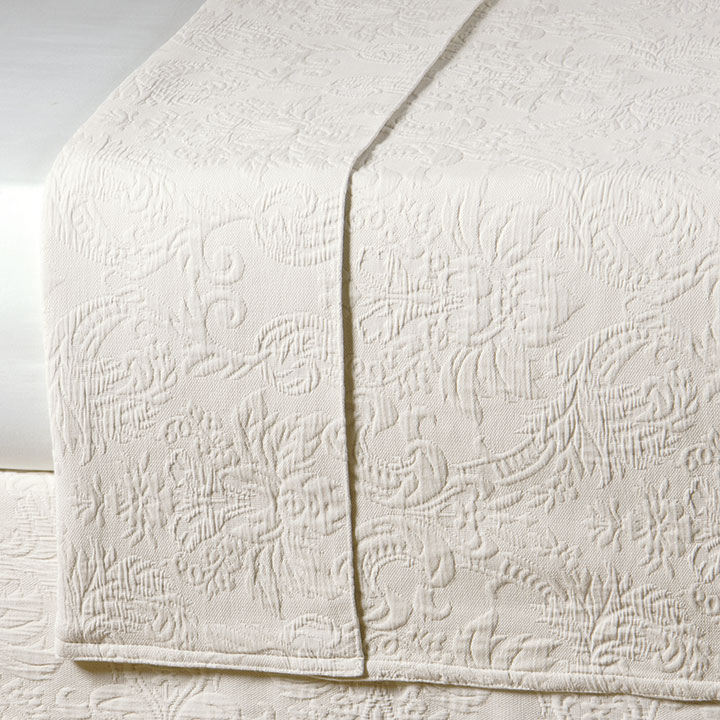 Sandrine Ecru Coverlet