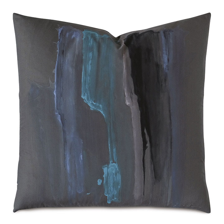 Lyra Handpainted Decorative Pillow