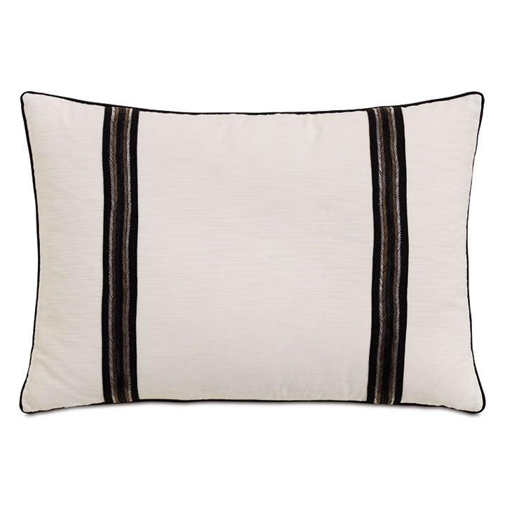 DOMINIQUE BEADED DECORATIVE PILLOW