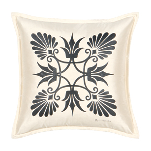 Anthemion Ivory/Black Dec Pillow A