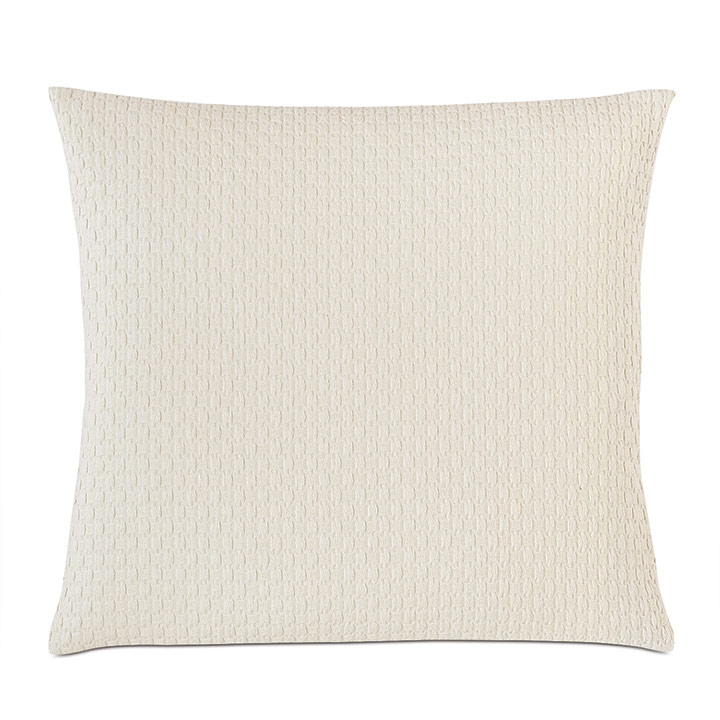 Tegan Matelasse Decorative Pillow In Ivory