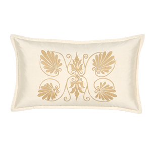 Anthemion Ivory/Gold Dec Pillow B