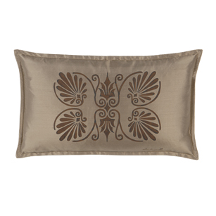 Anthemion Taupe/Brown Dec Pillow B