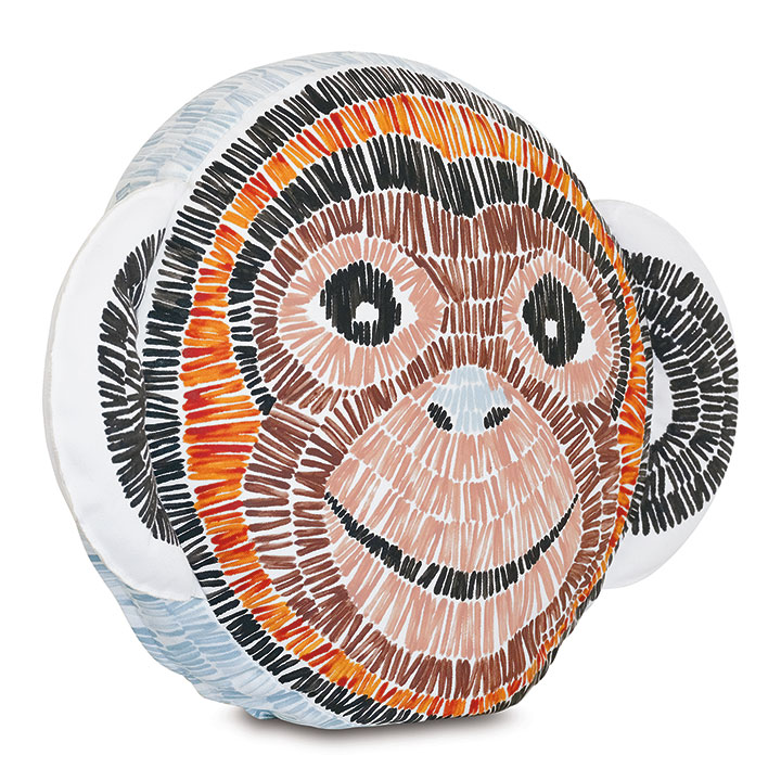 WILDER MONKEY DECORATIVE PILLOW