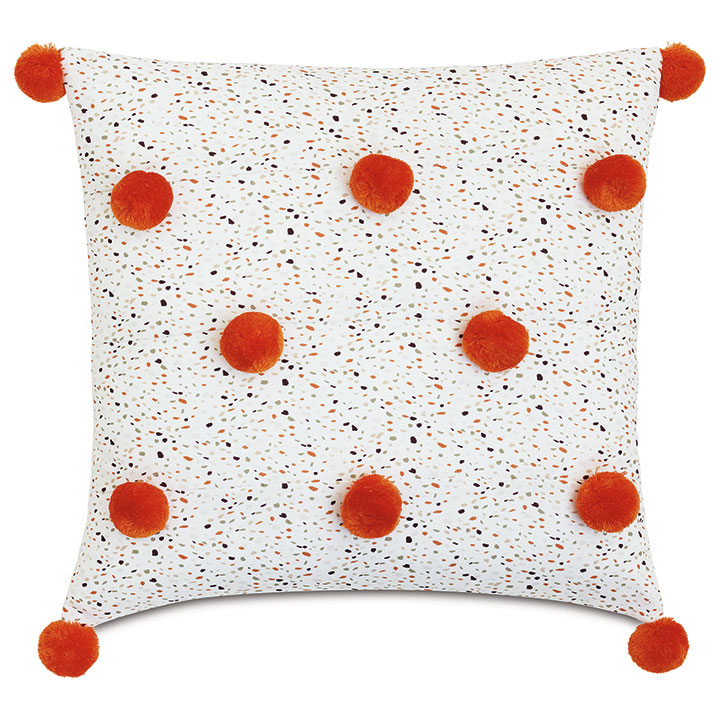 WILDER POM-POM DECORATIVE PILLOW