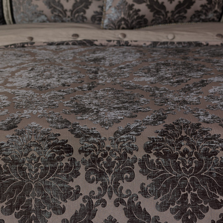 Isadora Charcoal Duvet Cover