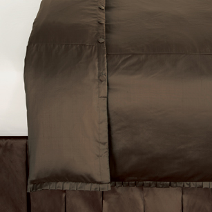 Serico Brown With Lena Pleat Duvet