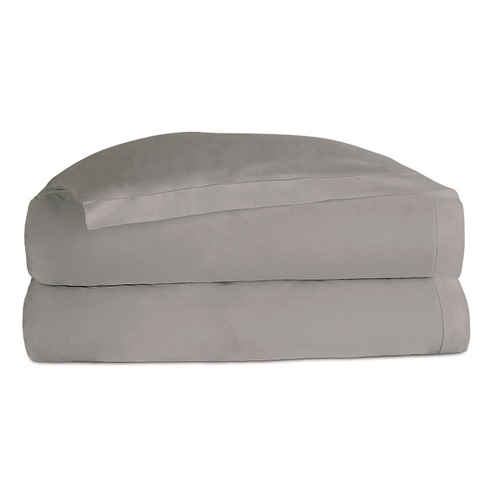 Deluca Sateen Duvet Cover in Dove